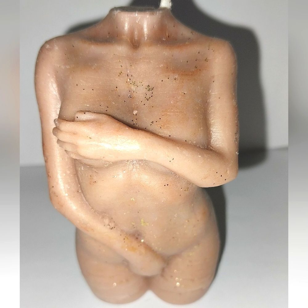 Hand crafted, goddess limited edition  sculpted candle